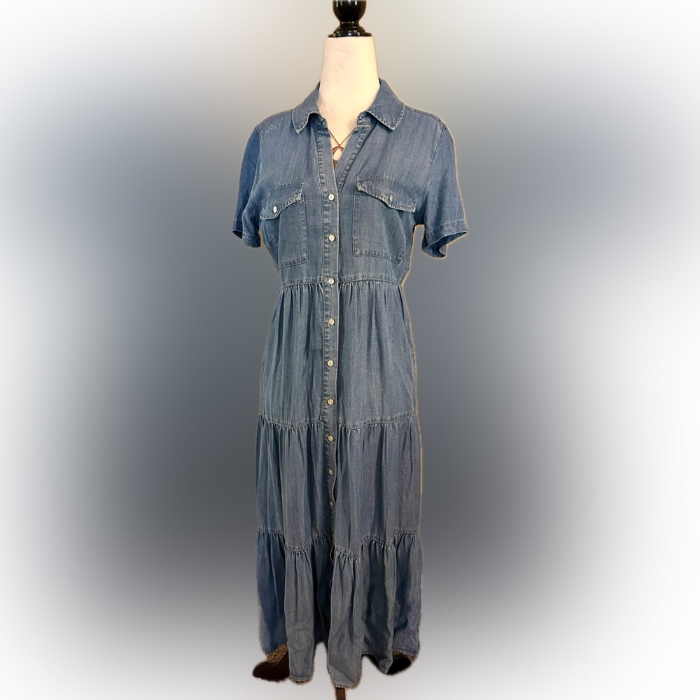 Ever new jeans dress super cute
